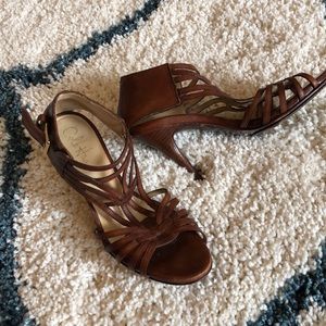 Cole again leather heeled sandals Size 6.5
